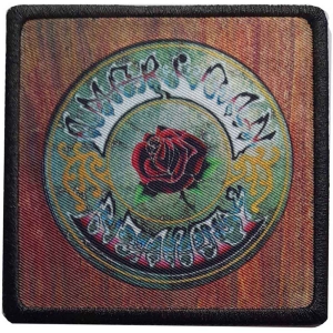 Grateful Dead - American Beauty Album Cover Printed Patc ryhmässä MERCHANDISE / Merch / Pop-Rock @ Bengans Skivbutik AB (5537910)