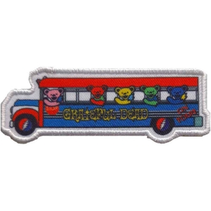 Grateful Dead - Bus Printed Patch ryhmässä MERCHANDISE / Merch / Pop-Rock @ Bengans Skivbutik AB (5537911)