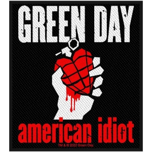 Green Day - American Idiot Standard Patch ryhmässä MERCHANDISE / Merch / Punk @ Bengans Skivbutik AB (5537934)