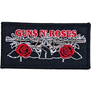 Guns N Roses - Vintage Pistols Woven Patch ryhmässä MERCHANDISE / Merch / Hårdrock @ Bengans Skivbutik AB (5537937)