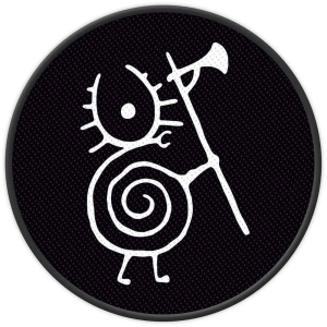 Heilung - Warrior Snail Standard Patch ryhmässä MERCHANDISE / Merch / Pop-Rock @ Bengans Skivbutik AB (5537957)