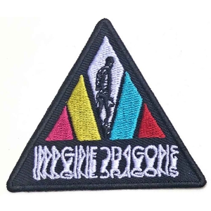 Imagine Dragons - Blurred Triangle Logo Woven Patch ryhmässä MERCHANDISE / Merch / Pop-Rock @ Bengans Skivbutik AB (5537965)