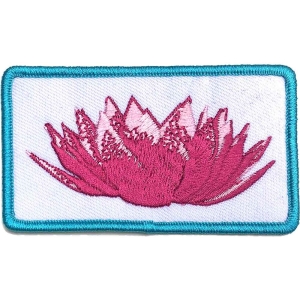 Imagine Dragons - Lotus Flower Woven Patch ryhmässä MERCHANDISE / Merch / Pop-Rock @ Bengans Skivbutik AB (5537966)