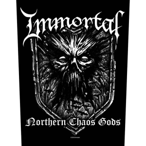 Immortal - Northern Chaos Gods Back Patch ryhmässä MERCHANDISE / Merch / Hårdrock @ Bengans Skivbutik AB (5537970)