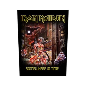 Iron Maiden - Somewhere In Time Back Patch ryhmässä MERCHANDISE / Merch / Hårdrock @ Bengans Skivbutik AB (5537972)