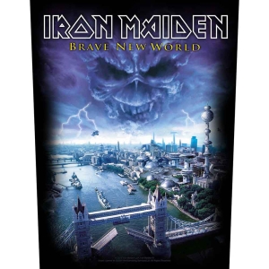 Iron Maiden - Brave New World Back Patch ryhmässä MERCHANDISE / Merch / Hårdrock @ Bengans Skivbutik AB (5537977)