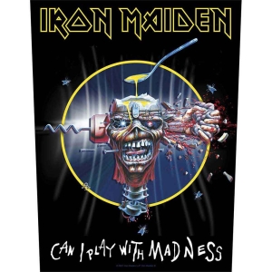 Iron Maiden - Can I Play With Madness Back Patch ryhmässä MERCHANDISE / Merch / Hårdrock @ Bengans Skivbutik AB (5537982)