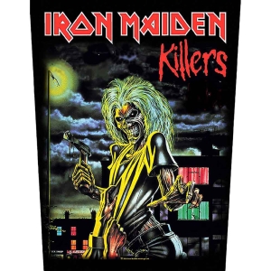 Iron Maiden - Killers Back Patch ryhmässä MERCHANDISE / Merch / Hårdrock @ Bengans Skivbutik AB (5537985)