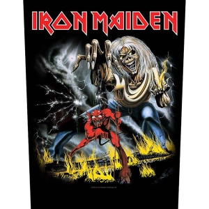 Iron Maiden - Number Of The Beast Back Patch ryhmässä MERCHANDISE / Merch / Hårdrock @ Bengans Skivbutik AB (5537986)