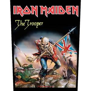 Iron Maiden - The Trooper Back Patch ryhmässä MERCHANDISE / Merch / Hårdrock @ Bengans Skivbutik AB (5537988)