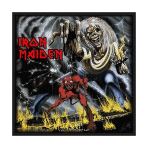 Iron Maiden - Number Of The Beast Retail Packaged Patc ryhmässä MERCHANDISE / Merch / Hårdrock @ Bengans Skivbutik AB (5537996)