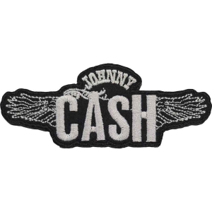 Johnny Cash - Wings Woven Patch ryhmässä MERCHANDISE / Merch / Country @ Bengans Skivbutik AB (5538022)