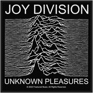 Joy Division - Unknown Pleasures Standard Patch ryhmässä MERCHANDISE / Merch / Punk @ Bengans Skivbutik AB (5538023)