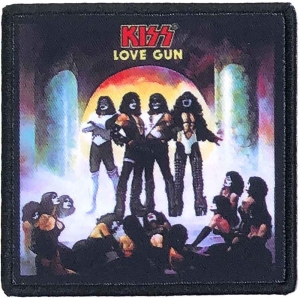 Kiss - Love Gun Printed Patch ryhmässä MERCHANDISE / Merch / Hårdrock @ Bengans Skivbutik AB (5538039)