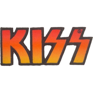 Kiss - Cut-Out Logo Woven Patch ryhmässä MERCHANDISE / Merch / Hårdrock @ Bengans Skivbutik AB (5538049)