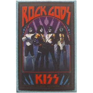 Kiss - Rock Gods Printed Patch ryhmässä MERCHANDISE / Merch / Hårdrock @ Bengans Skivbutik AB (5538051)