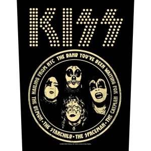 Kiss - Hailing From Nyc Back Patch ryhmässä MERCHANDISE / Merch / Hårdrock @ Bengans Skivbutik AB (5538054)