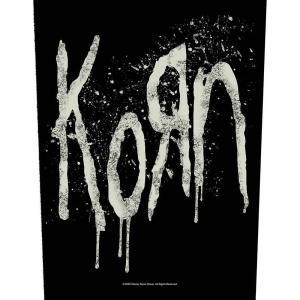 Korn - Splatter Logo Back Patch ryhmässä MERCHANDISE / Merch / Hårdrock @ Bengans Skivbutik AB (5538057)