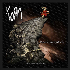 Korn - Follow The Leader Standard Patch ryhmässä MERCHANDISE / Merch / Hårdrock @ Bengans Skivbutik AB (5538061)