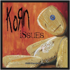 Korn - Issues Standard Patch ryhmässä MERCHANDISE / Merch / Hårdrock @ Bengans Skivbutik AB (5538062)