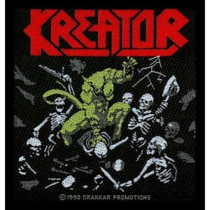 Kreator - Pleasure To Kill Standard Patch ryhmässä MERCHANDISE / Merch / Hårdrock @ Bengans Skivbutik AB (5538070)