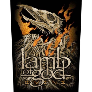 Lamb Of God - Omens Back Patch ryhmässä MERCHANDISE / Merch / Hårdrock @ Bengans Skivbutik AB (5538075)