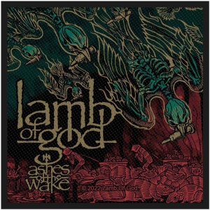 Lamb Of God - Ashes Of The Wake Standard Patch ryhmässä MERCHANDISE / Merch / Hårdrock @ Bengans Skivbutik AB (5538077)