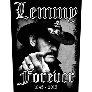 Lemmy - Forever Back Patch ryhmässä MERCHANDISE / Merch / Hårdrock @ Bengans Skivbutik AB (5538078)