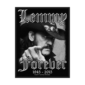 Lemmy - Forever Standard Patch ryhmässä MERCHANDISE / Merch / Hårdrock @ Bengans Skivbutik AB (5538083)