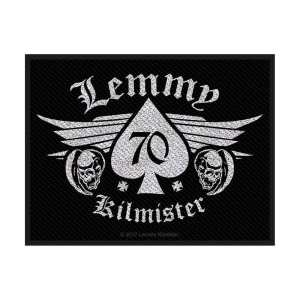 Lemmy - 70 Standard Patch ryhmässä MERCHANDISE / Merch / Hårdrock @ Bengans Skivbutik AB (5538086)