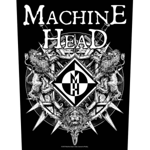 Machine Head - Crest With Swords Back Patch ryhmässä MERCHANDISE / Merch / Hårdrock @ Bengans Skivbutik AB (5538087)