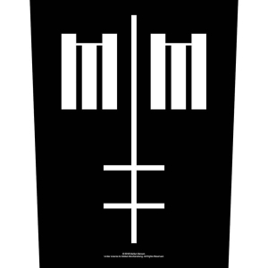 Marilyn Manson - Cross Logo Back Patch ryhmässä MERCHANDISE / Merch / Hårdrock @ Bengans Skivbutik AB (5538093)