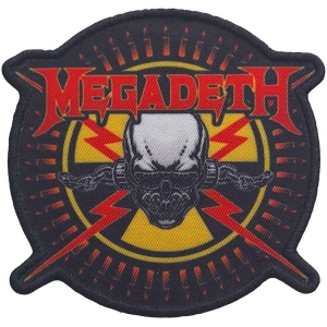 Megadeth - Bullets Printed Patch ryhmässä MERCHANDISE / Merch / Hårdrock @ Bengans Skivbutik AB (5538097)