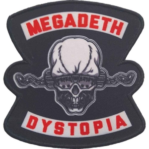 Megadeth - Dystopia Printed Patch ryhmässä MERCHANDISE / Merch / Hårdrock @ Bengans Skivbutik AB (5538098)