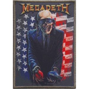 Megadeth - Grenade Usa Printed Patch ryhmässä MERCHANDISE / Merch / Hårdrock @ Bengans Skivbutik AB (5538101)