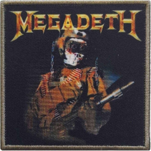 Megadeth - Trooper Printed Patch ryhmässä Minishops / Megadeth @ Bengans Skivbutik AB (5538105)