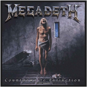 Megadeth - Countdown To Extinction Standard Patch ryhmässä MERCHANDISE / Merch / Hårdrock @ Bengans Skivbutik AB (5538113)