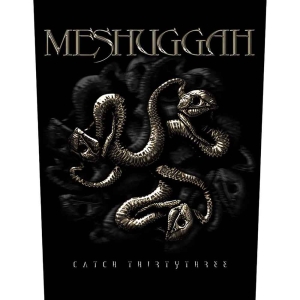 Meshuggah - Catch 33 Back Patch ryhmässä MERCHANDISE / Merch / Hårdrock @ Bengans Skivbutik AB (5538119)