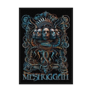 Meshuggah - 5 Faces Standard Patch ryhmässä MERCHANDISE / Merch / Hårdrock @ Bengans Skivbutik AB (5538121)