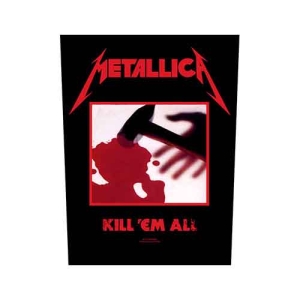 Metallica - Kill 'Em All Back Patch ryhmässä MERCHANDISE / Merch / Hårdrock @ Bengans Skivbutik AB (5538124)