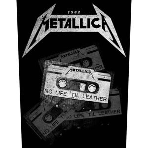 Metallica - No Life 'Til Leather Back Patch ryhmässä MERCHANDISE / Merch / Hårdrock @ Bengans Skivbutik AB (5538134)