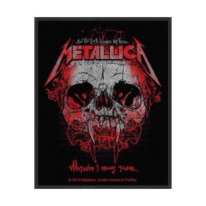 Metallica - Wherever I May Roam 2013 Standard Patch ryhmässä MERCHANDISE / Merch / Hårdrock @ Bengans Skivbutik AB (5538149)