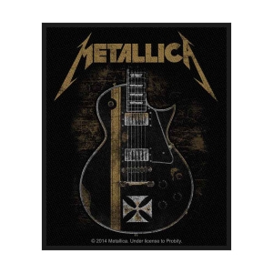 Metallica - Hetfield Guitar Standard Patch ryhmässä MERCHANDISE / Merch / Hårdrock @ Bengans Skivbutik AB (5538150)