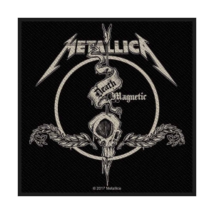 Metallica - Death Magnetic Arrow Standard Patch ryhmässä MERCHANDISE / Merch / Hårdrock @ Bengans Skivbutik AB (5538156)