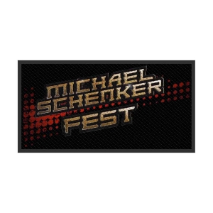 Michael Schenker Fest - Logo Standard Patch ryhmässä MERCHANDISE / Merch / Hårdrock @ Bengans Skivbutik AB (5538162)