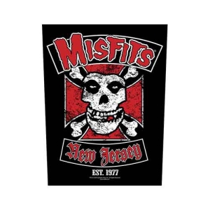 Misfits - Biker Back Patch ryhmässä MERCHANDISE / Merch / Punk @ Bengans Skivbutik AB (5538165)