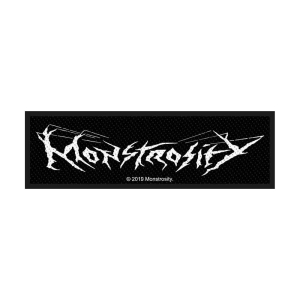 Monstrosity - Logo Standard Patch ryhmässä MERCHANDISE / Merch / Hårdrock @ Bengans Skivbutik AB (5538166)