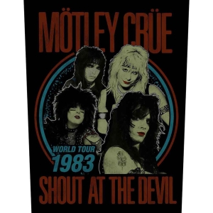 Motley Crue - Shout At The Devil Back Patch ryhmässä MERCHANDISE / Merch / Hårdrock @ Bengans Skivbutik AB (5538170)