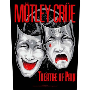 Motley Crue - Theatre Of Pain Back Patch ryhmässä MERCHANDISE / Merch / Hårdrock @ Bengans Skivbutik AB (5538171)