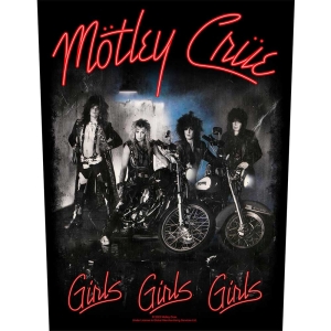 Motley Crue - Girls, Girls, Girls Back Patch ryhmässä MERCHANDISE / Merch / Hårdrock @ Bengans Skivbutik AB (5538172)